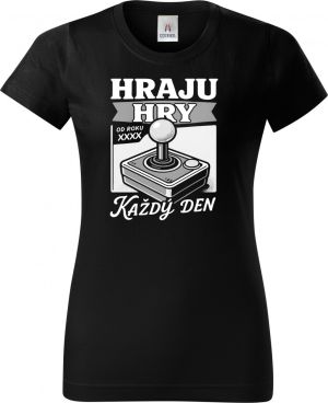 Hraju hry každý den, doplňte ročňík, bílý tisk
