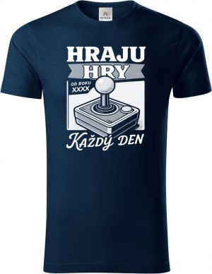 Hraju hry každý den, doplňte ročňík, bílý tisk