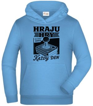 Hraju hry každý den, doplňte ročňík, černý tisk