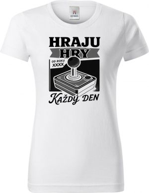 Hraju hry každý den, doplňte ročňík, černý tisk
