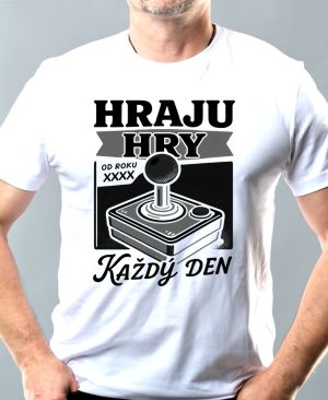Hraju hry každý den, doplňte ročňík, černý tisk