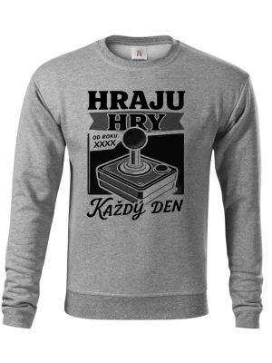 Hraju hry každý den, doplňte ročňík, černý tisk