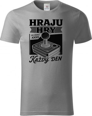 Hraju hry každý den, doplňte ročňík, černý tisk