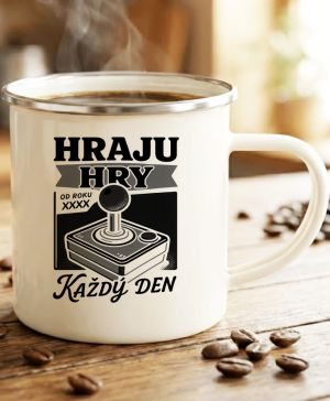Hraju hry každý den, doplňte ročňík, černý tisk
