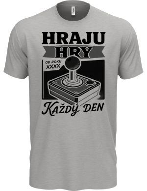 Hraju hry každý den, doplňte ročňík, černý tisk