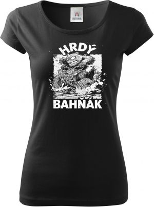 Hrdý bahňák, bílý tisk