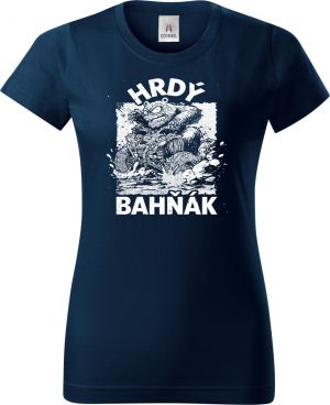 Hrdý bahňák, bílý tisk