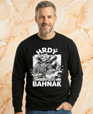 Hrdý bahňák, bílý tisk