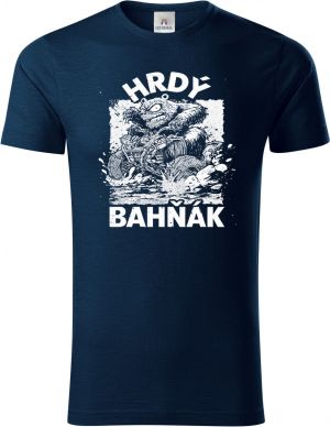 Hrdý bahňák, bílý tisk