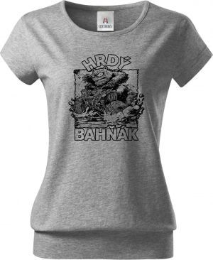 Hrdý bahňák, černý tisk