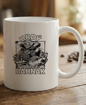 Hrdý bahňák, černý tisk