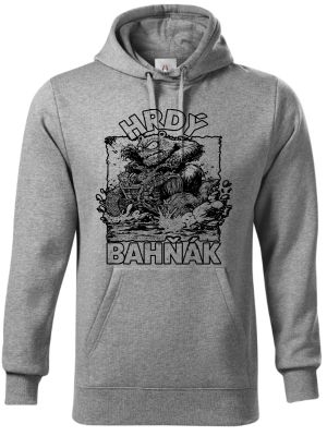 Hrdý bahňák, černý tisk