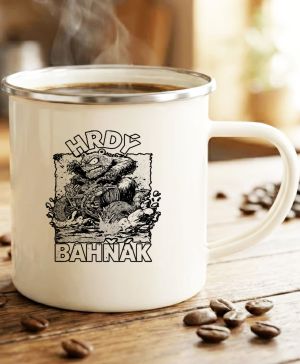 Hrdý bahňák, černý tisk