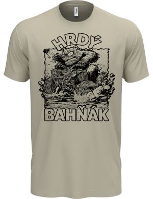 Hrdý bahňák, černý tisk