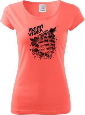 Hrozný výbuch, černý tisk