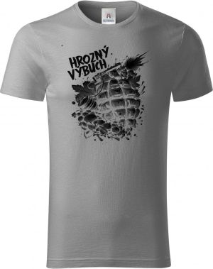 Hrozný výbuch, černý tisk