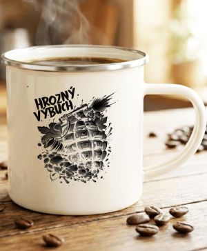 Hrozný výbuch, černý tisk