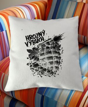 Hrozný výbuch, černý tisk