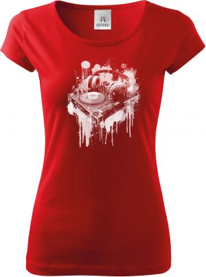 Hudební beat, bílý tisk