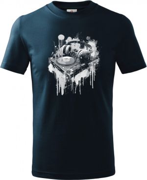 Hudební beat, bílý tisk