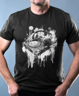 Hudební beat, bílý tisk