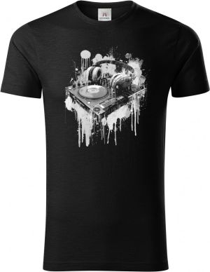 Hudební beat, bílý tisk