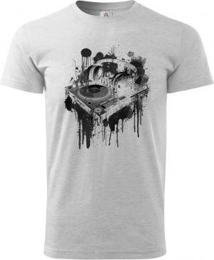 Hudební beat, černý tisk