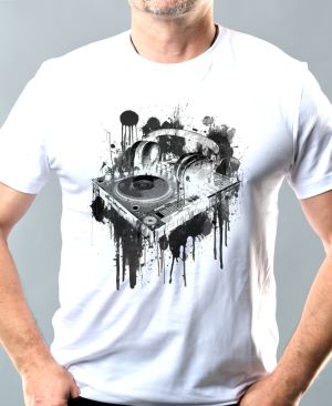 Hudební beat, černý tisk