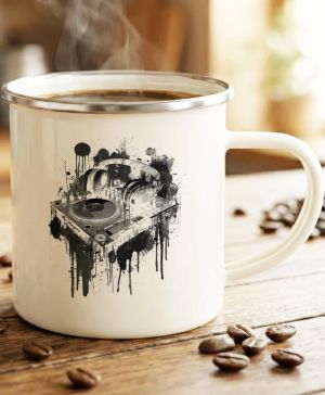 Hudební beat, černý tisk