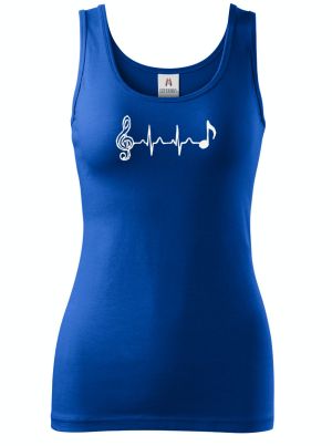 Hudební tep, bílý tisk