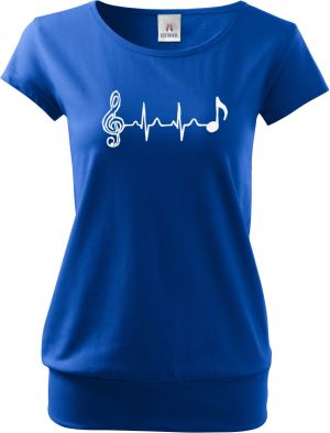 Hudební tep, bílý tisk