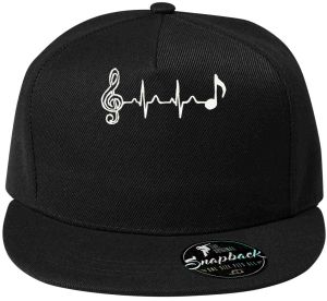 Hudební tep, bílý tisk