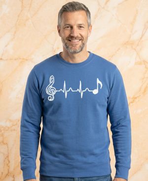 Hudební tep, bílý tisk