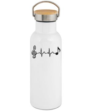 Hudební tep, černý tisk