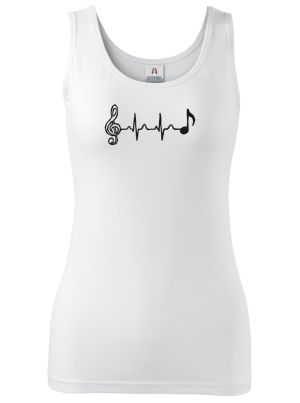 Hudební tep, černý tisk