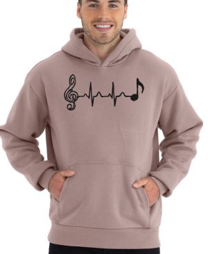 Hudební tep, černý tisk