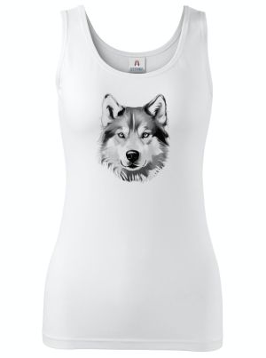 Husky , černý tisk