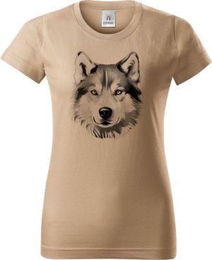 Husky , černý tisk