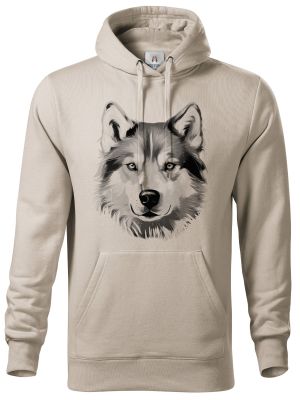 Husky , černý tisk