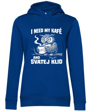 I need my kafé, bílý tisk