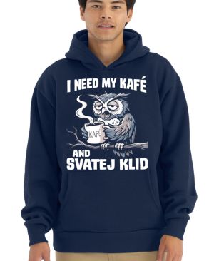 I need my kafé, bílý tisk