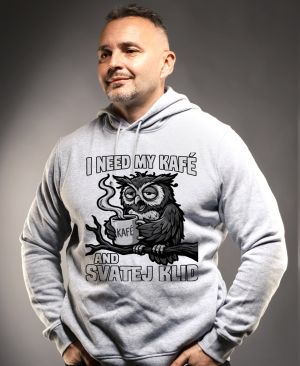 I need my kafé, černý tisk