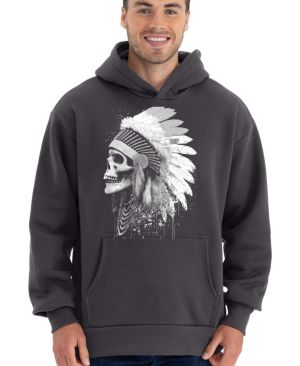 Indiánský náčelník, bílý tisk