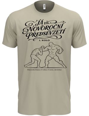 Já vs. předsevzetí – 1. kolo, černý potisk