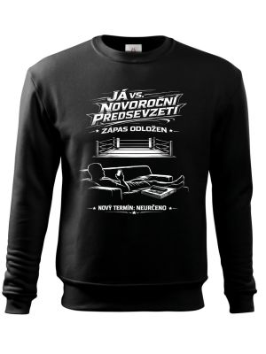 Já vs. předsevzetí – Zápas odložen, bílý potisk