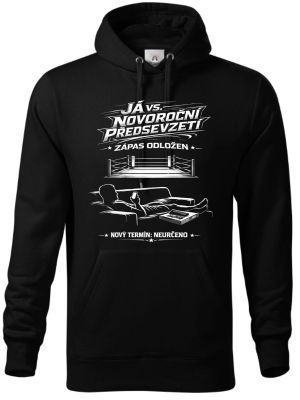 Já vs. předsevzetí – Zápas odložen, bílý potisk