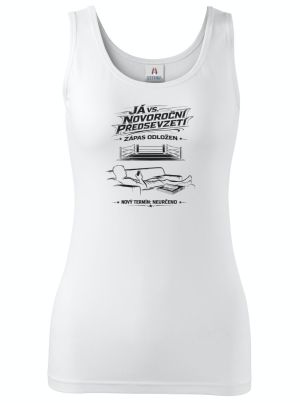 Já vs. předsevzetí – Zápas odložen, černý potisk