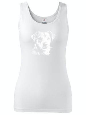 Jack-russell teriér, bílý tisk