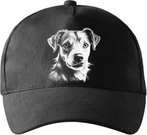 Jack-russell teriér, bílý tisk