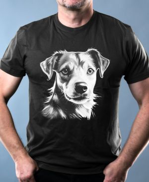 Jack-russell teriér, bílý tisk